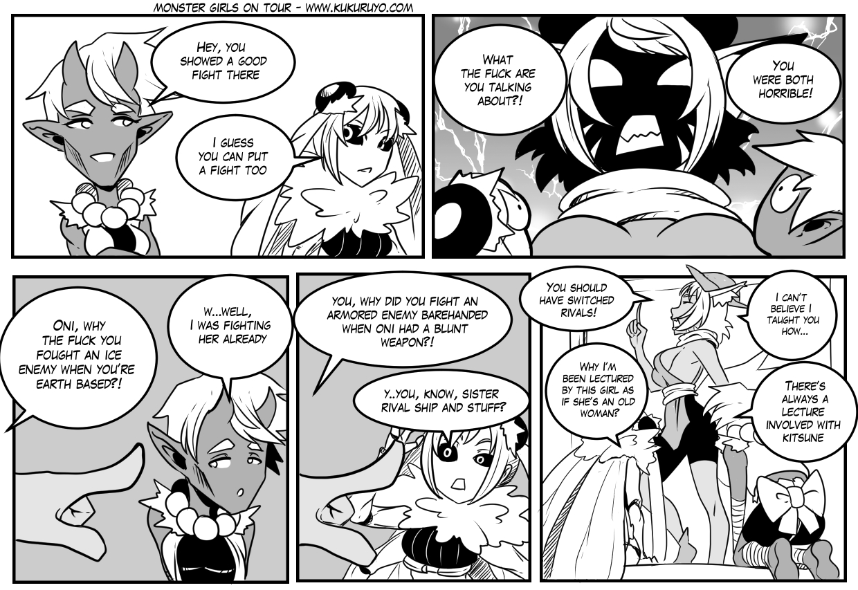 Monster girls on tour - Episode 198, Page 1: Page 198